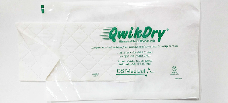 Release of the QwikDry TEE Ultrasound Probe Drying Cloth